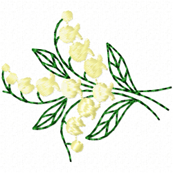 Flowers Embroidery Design 10